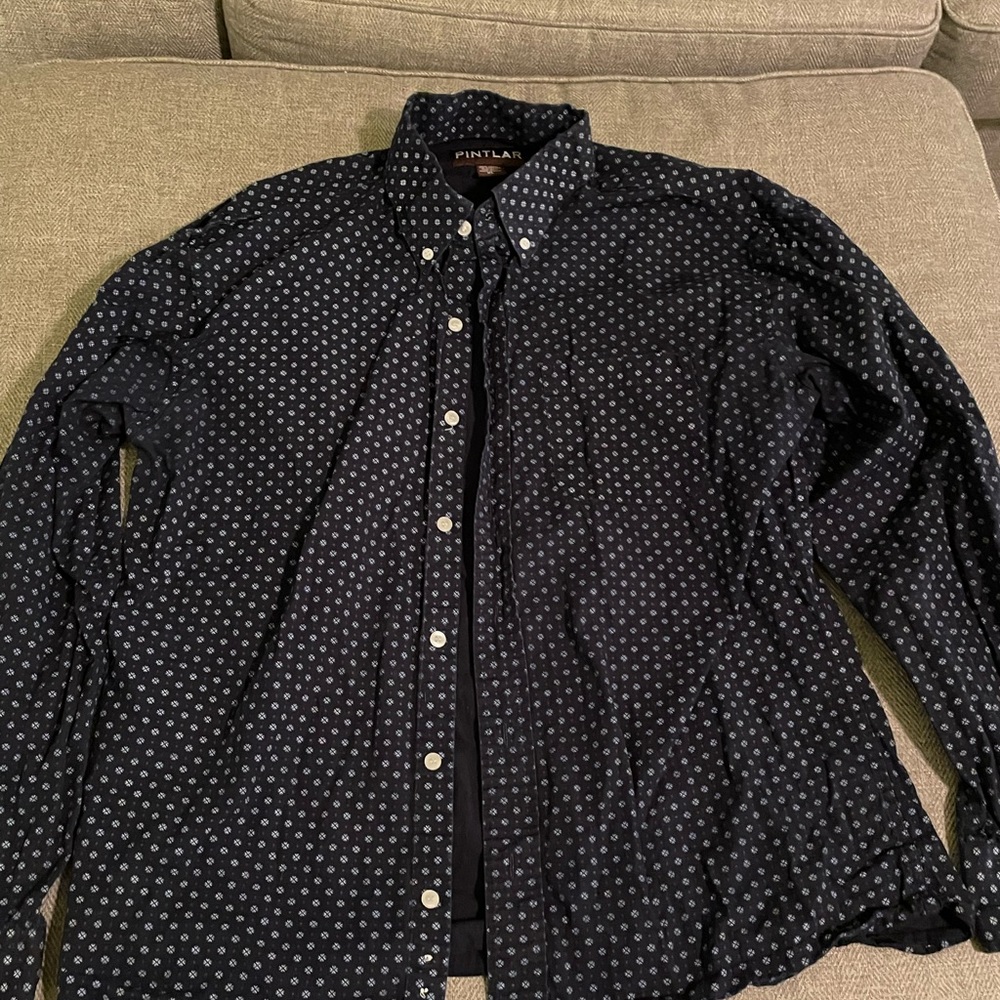 Pintlar blue dress shirt XL